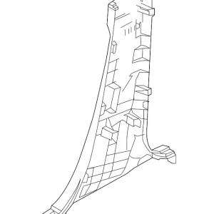Lower Center Pillar Trim - Mazda (GHP9-68-220B-02)