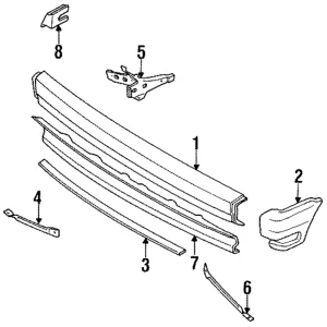 Center Bar - Mazda (UC86-50-030)