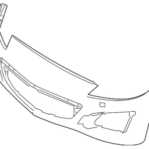 Bumper Cover - Mazda (F1Y7-50-03XB-BB)