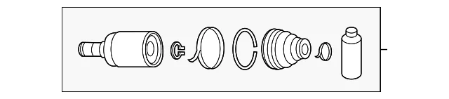Inner Cv Joint - Mazda (GDB7-22-520)