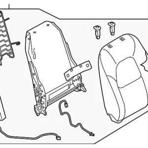 Seat Back Assembly - Mazda (KN3V-88-180-03)