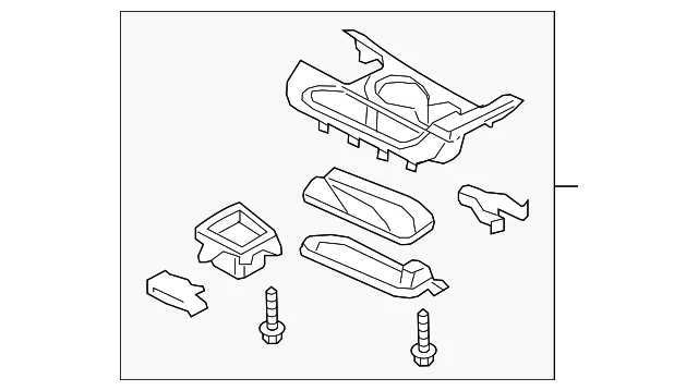 Upper Trim - Mazda (BJS8-64-43YA-02)
