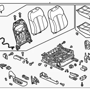 Seat(L) Rear - Mazda (KGNW-57-25XE-23)