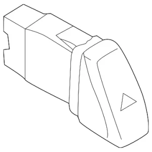 Hazard Switch - Mazda (B25E-66-4H0-00)