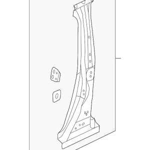 Center Pillar Reinforced - Mazda (BHW6-71-360)