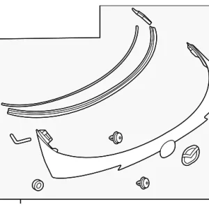 Upper Molding - Mazda (DGH9-50-810A-13)