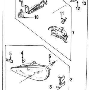 Bulb Retainer - Mazda (EA01-51-0A3)