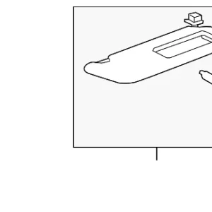 Sun-Visor - Mazda (KE40-69-270E-75)