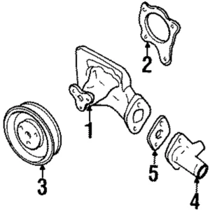 Pulley - Mazda (B630-15-131A)