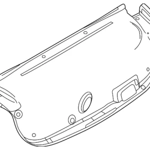 Trunk Lid Trim - Mazda (BDTS-68-8W1)