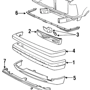 Upper Molding - Mazda (ZZL1-50-025)