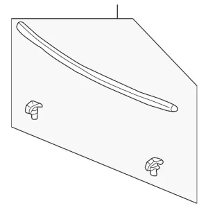 Rear Weather-Strip - Mazda (B25D-56-760)