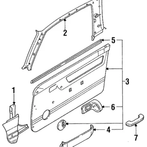 Armrest - Mazda (UB40-69-390-32)