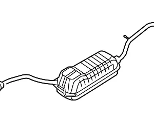 Catalytic Converter - Mazda (L353-20-55XH)