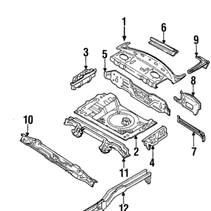 Corner Panel - Mazda (B455-71-405)