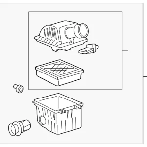 Air Cleaner Assembly - Mazda (1F80-13-320)