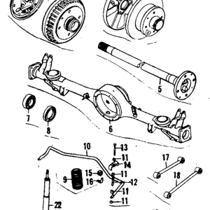 Brake Drum - Mazda (8940-26-251A)