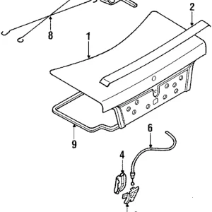 Lock - Mazda (GJ21-56-820B)