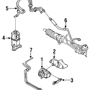 Power Steering Pump - Mazda (BR71-32-600R-0D)