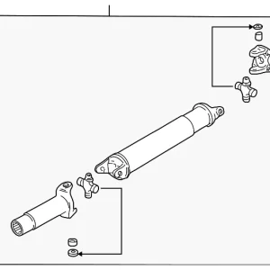 Drive Shaft - Mazda (1F61-25-100)