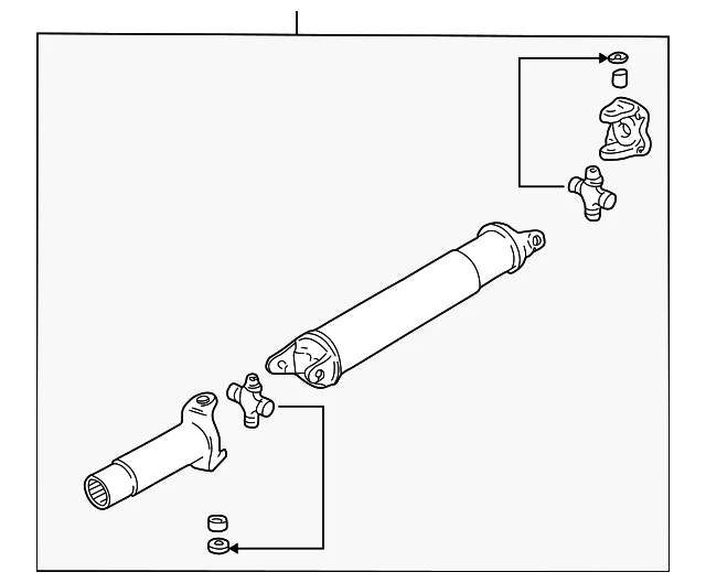 Drive Shaft - Mazda (1F61-25-100)