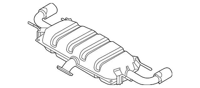 Muffler & Pipe - Mazda (PY35-40-100B)