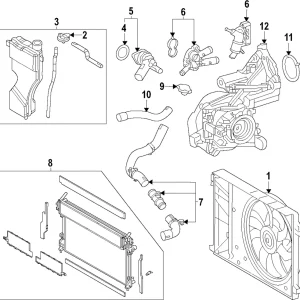 Fan Module - Mazda (CW01-15-025)