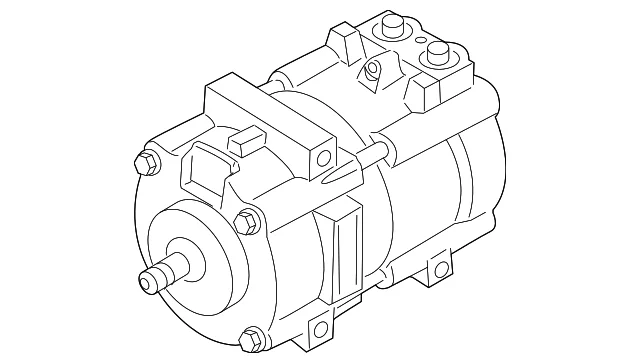A/C Compressor - Mazda (ZZCB-61-45Z)