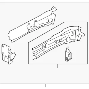 Rail Assembly - Mazda (KDY3-53-31X)