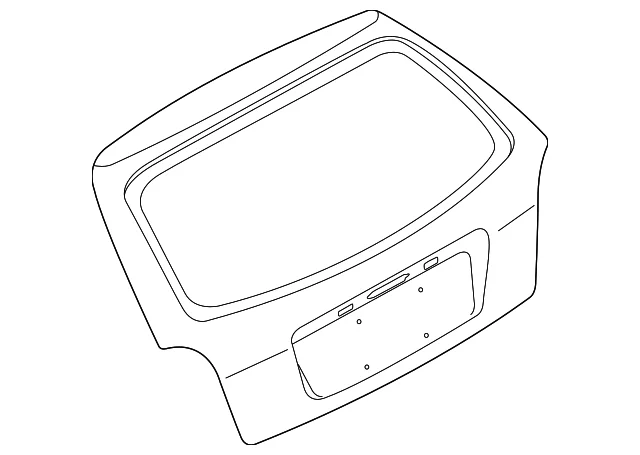 Lift Gate - Mazda (BJ3E-62-020H)
