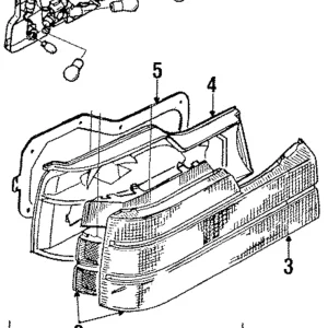 Lens Assembly - Mazda (GB06-51-180A)