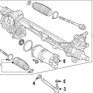 Gear Steering - Mazda (KJK8-32-110C)