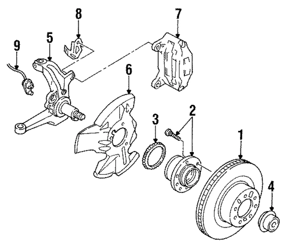 Front Speed Sensor - Mazda (FD05-43-70XB)