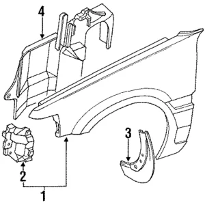 Stone Deflector - Mazda (B455-56-321B)