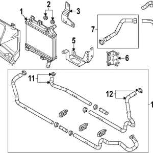 Coolant Hose - Mazda (H305-15-1J0)