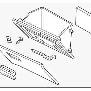 Glove Box - Mazda (KN0W-64-030-02)