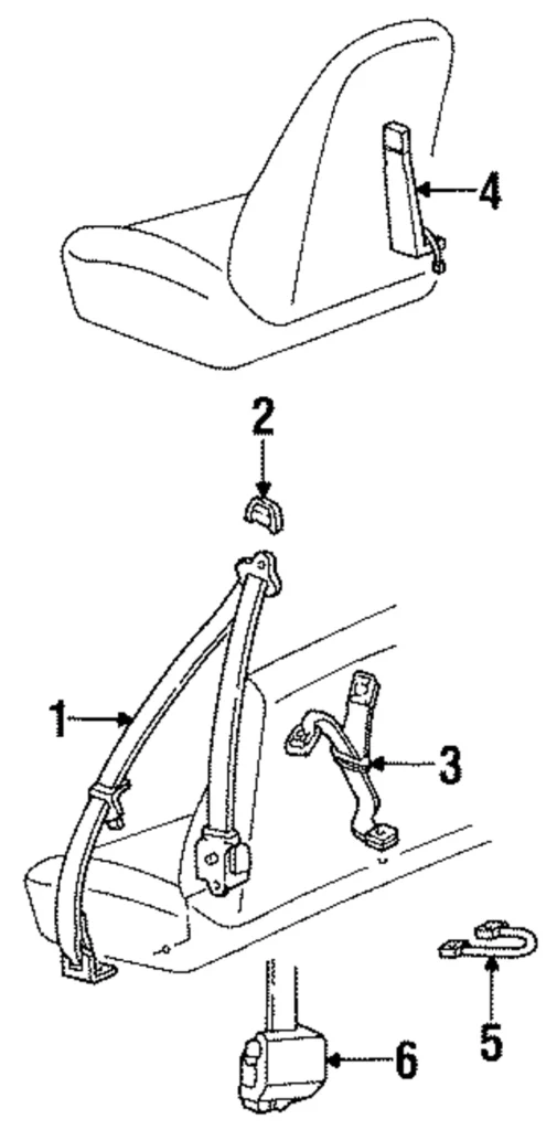 Buckle - Mazda (ZZM7-57-920-07)