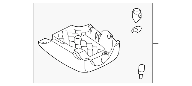 Lower Column Cover - Mazda (F151-60-230B)