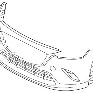 Bumper Front - Mazda (DLSE-50-031-BB)