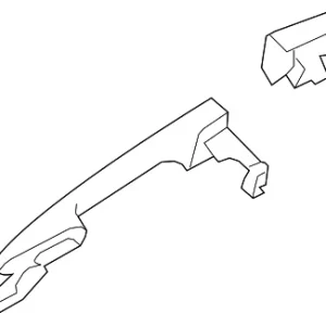 Handle, Outside - Mazda (GS1D-72-410G-74)