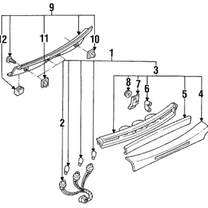 Cover Retainer - Mazda (FD02-50-792)