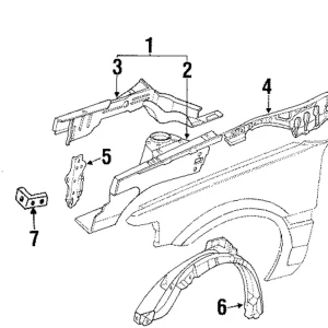 Fender Liner - Mazda (B455-56-131B)