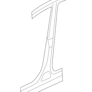 Center Pillar - Mazda (BBY2-70-351)