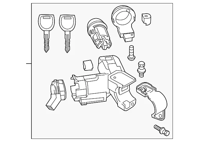 Ignition Cylinder - Mazda (DRY9-76-29XA)