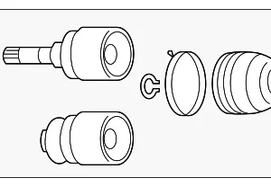Inner Joint Assembly - Mazda (FP10-22-520A)