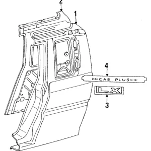 Side Panel - Mazda (UB54-71-340B)