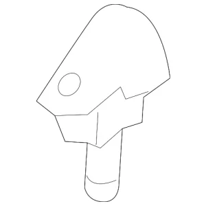 Windshield Washer Nozzle Clip - Mazda (BDTS-67-515)