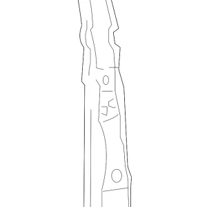 Center Pillar Reinforced - Mazda (ZZCA-70-390)