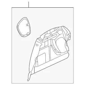 Trunk Side Trim - Mazda (BN8F-68-870D-02)