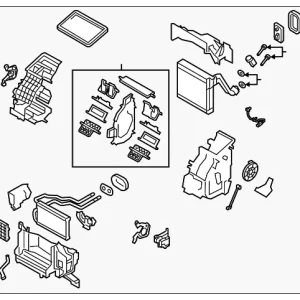AC & Heater Assembly - Mazda (BDTW-61-130A)